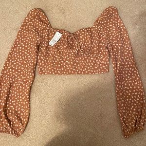 Pac Sun Crop Blouse